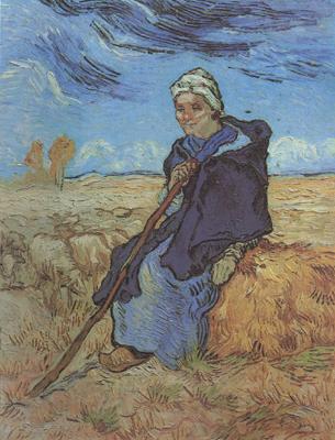 Vincent Van Gogh The Shepherdess (nn040 Norge oil painting art